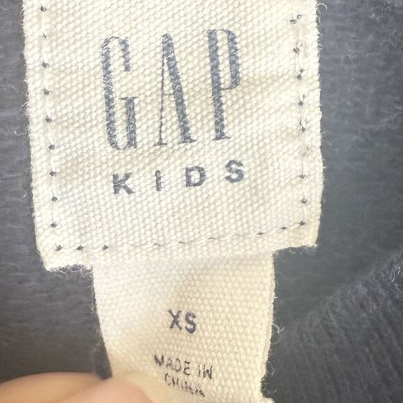 Gap Toddler Girls 4t/XS Navy Dress With Reversible Sequin Logo Short Sleeves - Picture 4 of 10